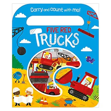 Five Red Trucks