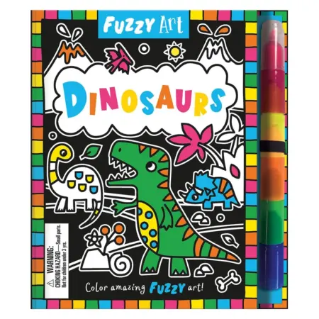 Fuzzy Art Dinosaurs