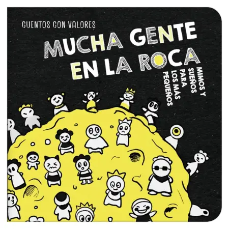 Mucha gente en la roca